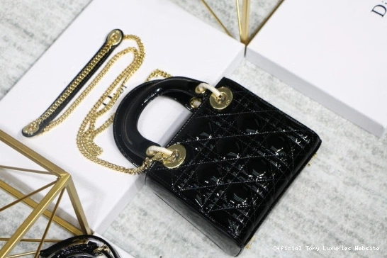 Tony Luxuries Cow Mini With diro leather patent Lady 0815